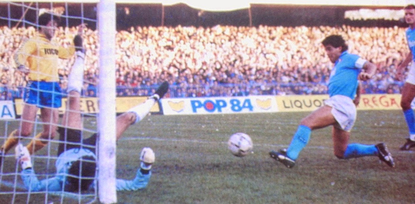 Napoli-Verona, 1987. Vincemmo e dissero: “A’ criatura adda venì o’ stadio a tutt’e ddummeniche”