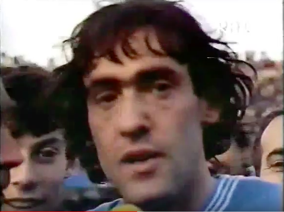 La prima grande gioia fu il gol di De Rosa alla Juventus La prima grande gioia fu il gol di De Rosa alla Juventus
