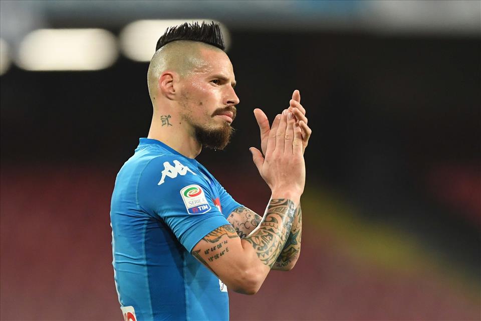 Sassuolo-Napoli, i convocati di Sarri: recuperati Hamsik e Hysaj, ritorna Chiriches