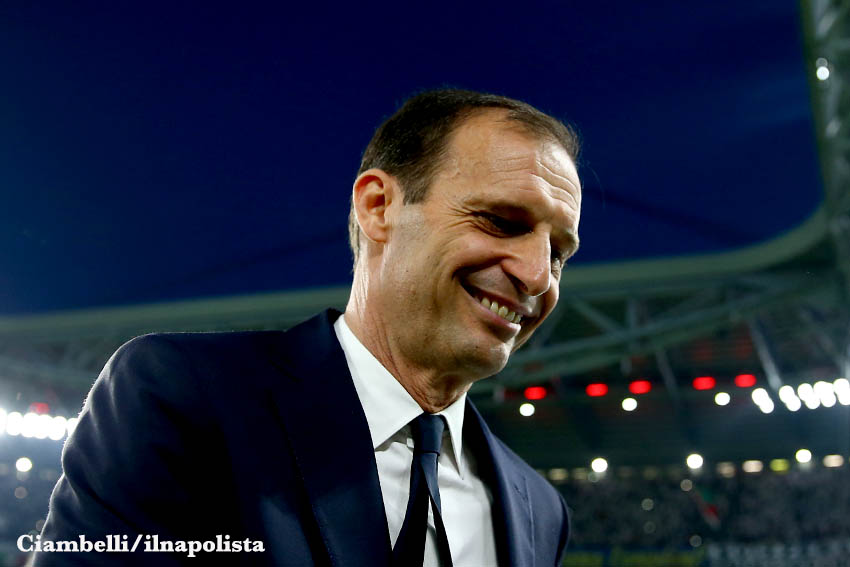 Allegri: «C’è da fare i complimenti al Napoli che ha tenuto testa alla Juve»