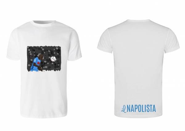 La maglietta Napolista di Juve-Napoli 0-1: il volo di Koulibaly La maglietta Napolista di Juve-Napoli 0-1: il volo di Koulibaly