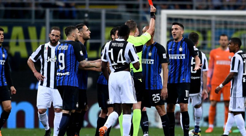 Gazzetta: Inter-Juve, per i vertici arbitrali è stato giusto usare il Var per espellere Vecino