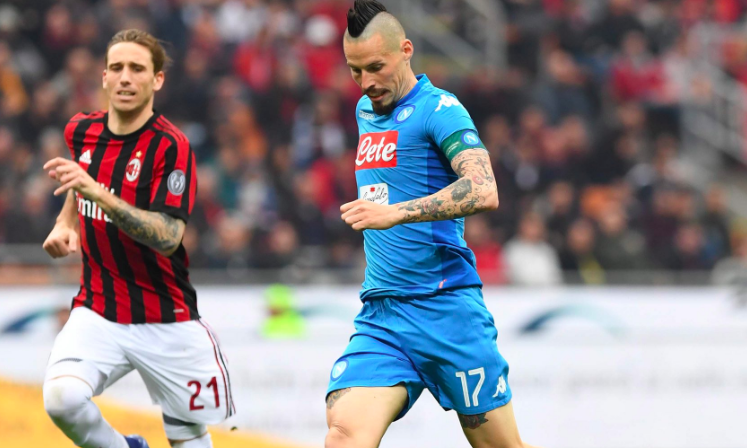 Milan-Napoli su Dazn, gli altri big match degli azzurri (compresi quelli con la Juventus) su Sky