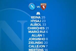Napoli-Torino, le formazioni ufficiali: Hamsik in panchina, Mertens centravanti item-thumbnail