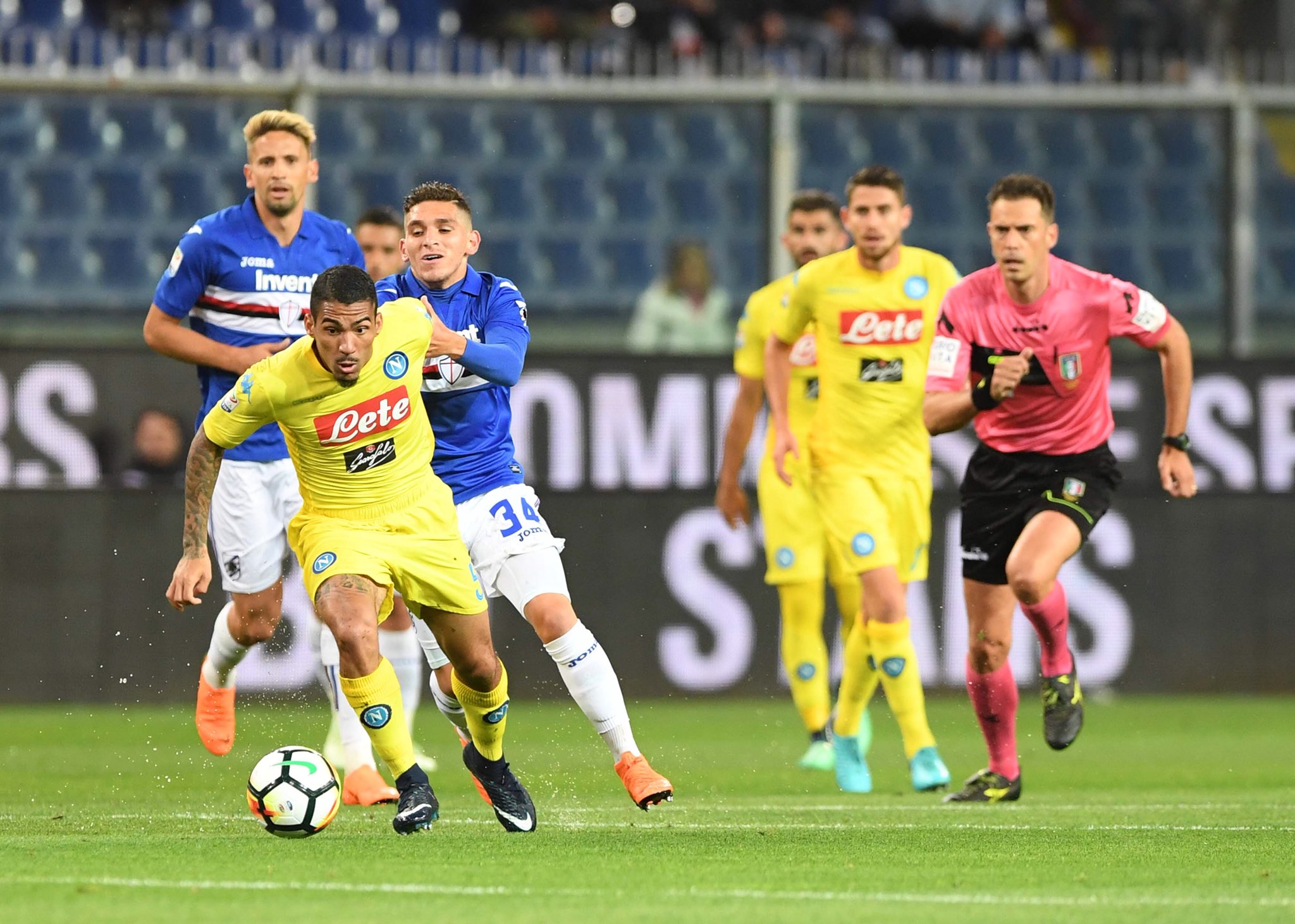 Sampdoria-Napoli 0-0, il primo tempo: vorrei, anzi voglio, ma non riesco Sampdoria-Napoli 0-0, il primo tempo: vorrei, anzi voglio, ma non riesco