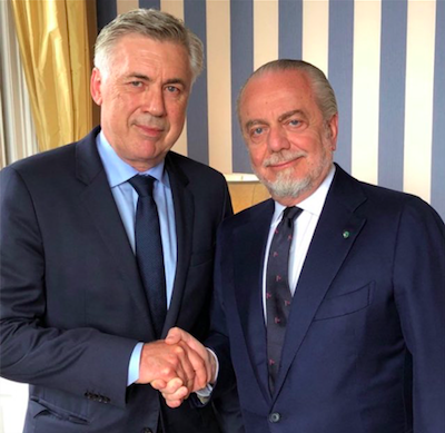 Ufficiale: Carlo Ancelotti è il nuovo allenatore del Napoli