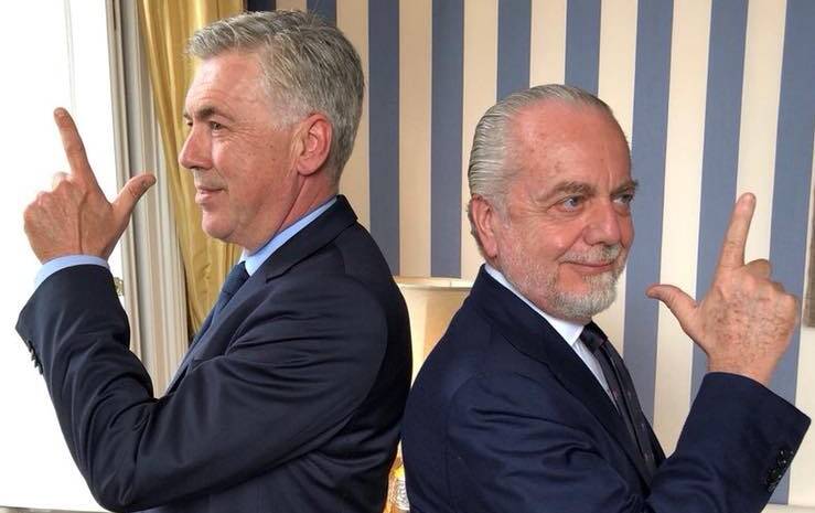 Con la frase su Ancelotti, De Laurentiis conferma che il calcio a Napoli è antropologia