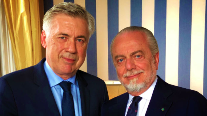 De Laurentiis: «Ancelotti ha bisogno di due mesi, c’è un clima distruttivo. Il Napoli è su Ospina»