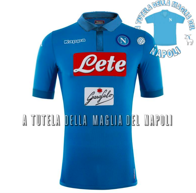 Kappa descrive su Amazon la nuova maglia del Napoli: con il colletto