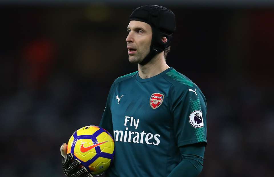 Petr Cech diventa giocatore di hockey