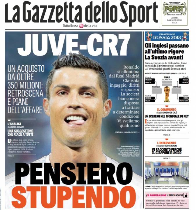 CR7 alla Juventus