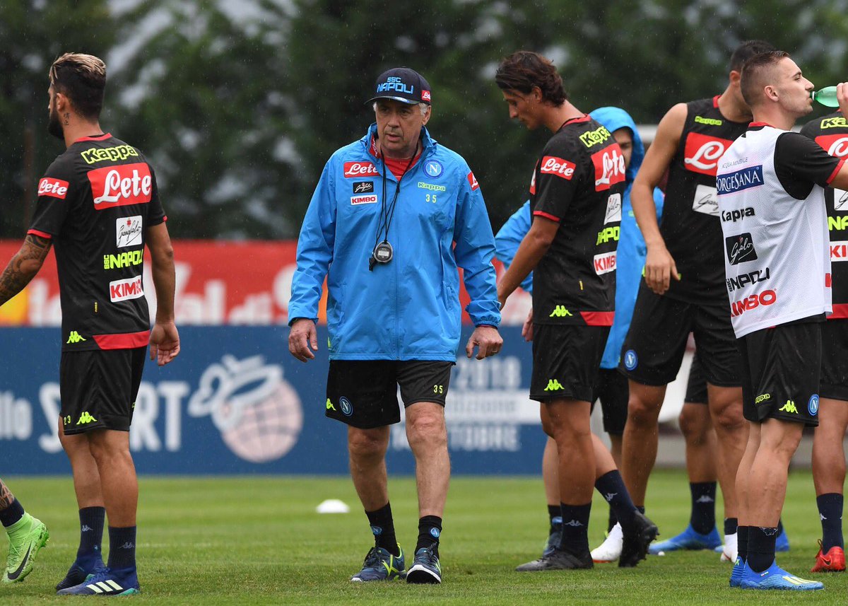 Il Napoli di Ancelotti lavora per aggiornarsi, vuole essere una squadra completa