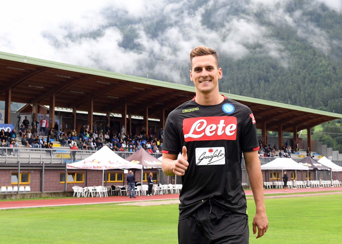 Milik e Zielinski, primo allenamento con Ancelotti