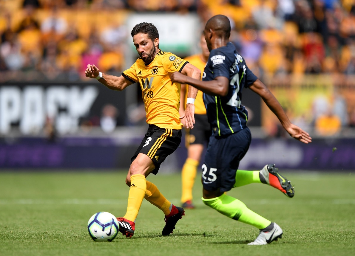 Wolverhampton-Manchester City 1-1, gol di mano di Boly e pareggio di Laporte