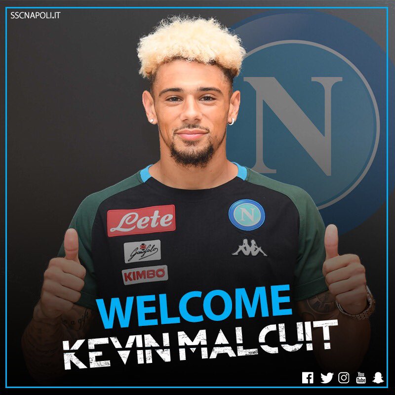 Kevin Malcuit è un calciatore del Napoli: il tweet ufficiale del club e di De Laurentiis