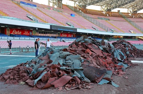 Il Napoli smentisce la direttrice dei lavori al San Paolo: «Nessun complimento da Edo de Laurentiis»