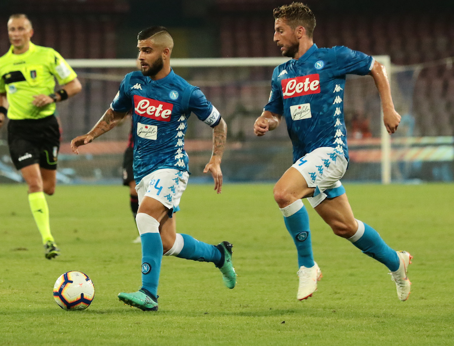 Il Napoli a Salisburgo col dubbio Fabian e il ballottaggio Insigne/Mertens