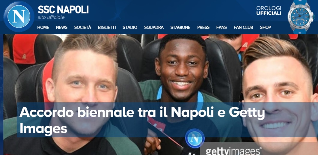 Napoli, accordo biennale con Getty: sarà l’agenzia fotografica del club Napoli, accordo biennale con Getty: sarà l’agenzia fotografica del club
