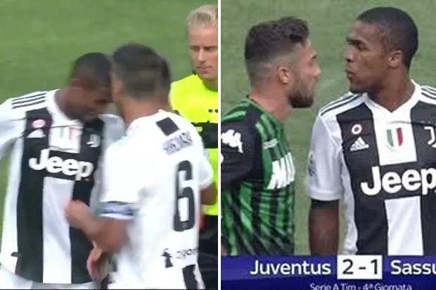 Il caso-Douglas Costa: ci si indigna per lo sputo, ma doveva essere espulso prima