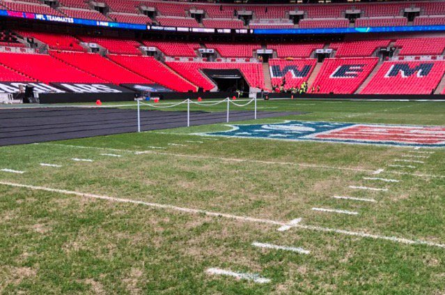 Wembley, l’indegno spettacolo del campo per Tottenham-City