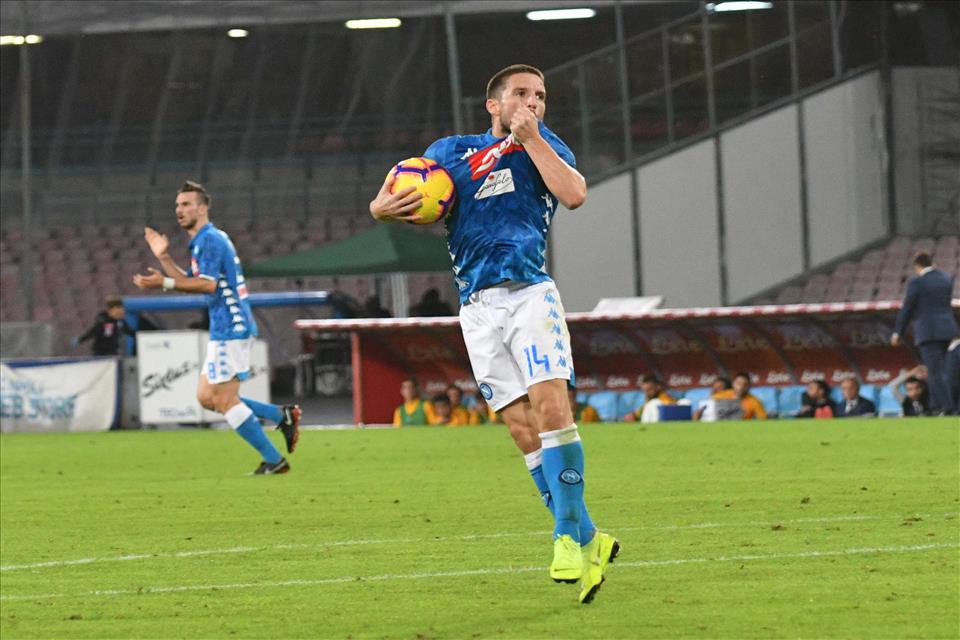 Oggi è Mertens il centravanti titolare del Napoli