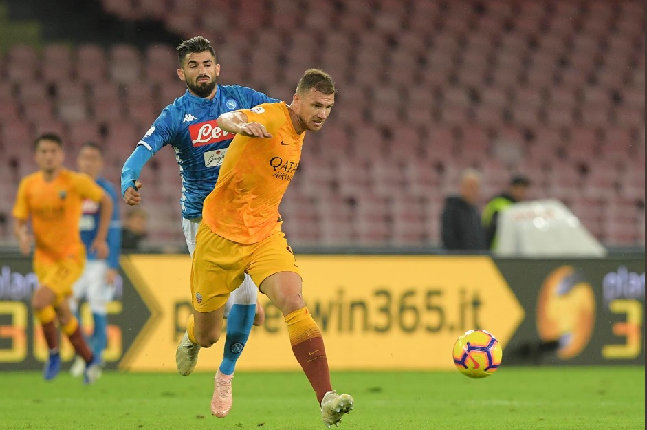 Primo pareggio in campionato, continua il sortilegio al San Paolo contro la Roma