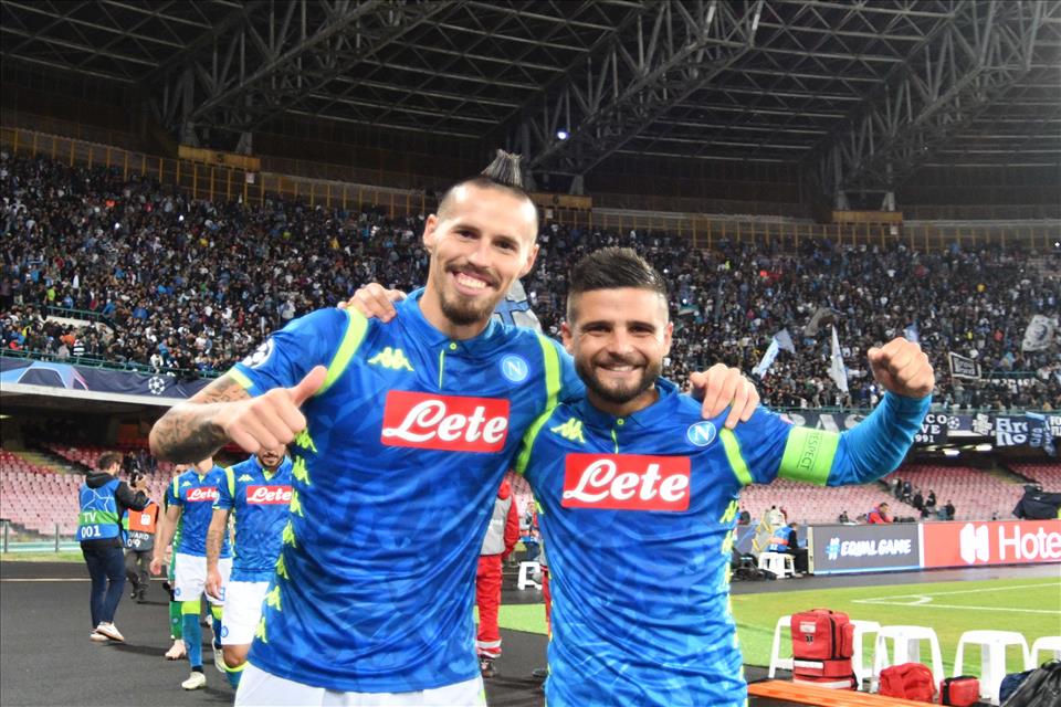 Insigne ad Hamsik «Questa sarà per sempre casa tua»