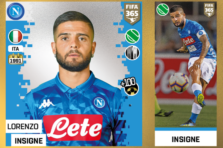 Lorenzo Insigne e il Napoli nella collezione “Panini Fifa 365” Lorenzo Insigne e il Napoli nella collezione “Panini Fifa 365”