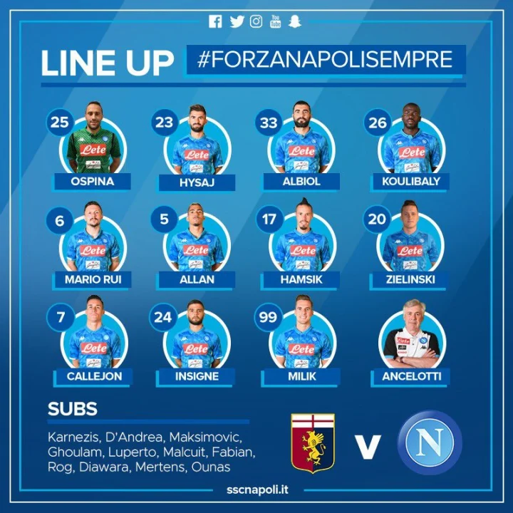Genoa-Napoli