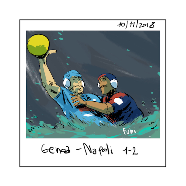 Genoa-Napoli 1-2: waterpolo Genoa-Napoli 1-2: waterpolo
