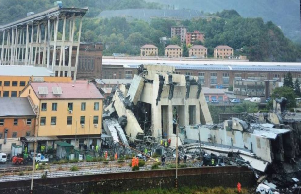 Da uno studio della Nasa emerge che il Ponte Morandi si muoveva dal 2015