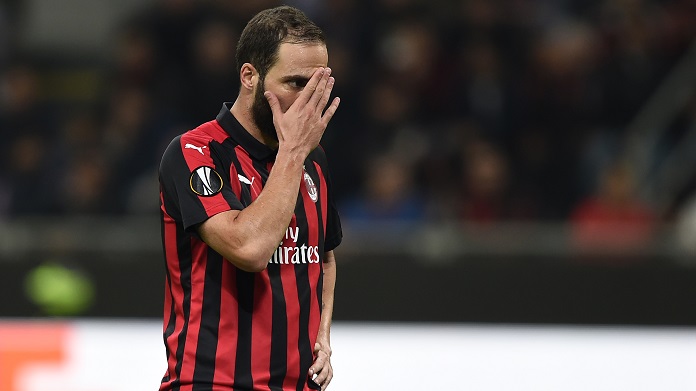 Higuain non convocato. Gattuso: «Voglio persone pronte mentalmente»