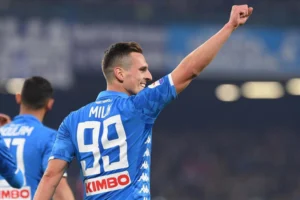Milik punizione
