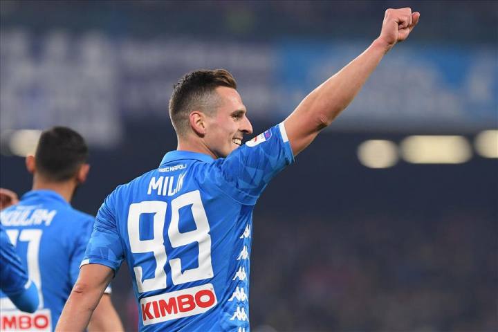 Milik e quel sinistro magico che aveva già incantato a Cagliari Milik e quel sinistro magico che aveva già incantato a Cagliari