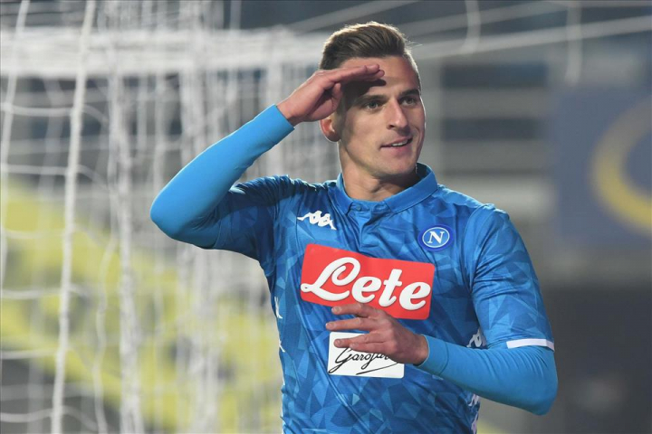 Cagliari-Napoli 0-1: l’arcobaleno di Arek Milik