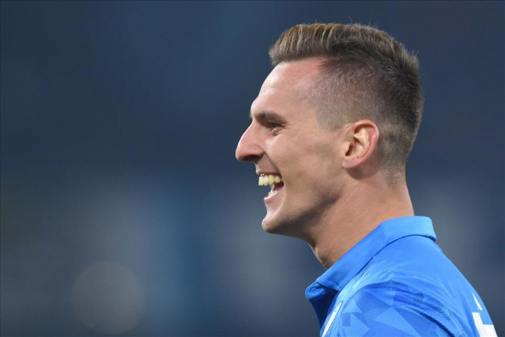 Milik: «Ancelotti? Non urla mai. Non è eccessivo con la tattica, ci lascia liberi»