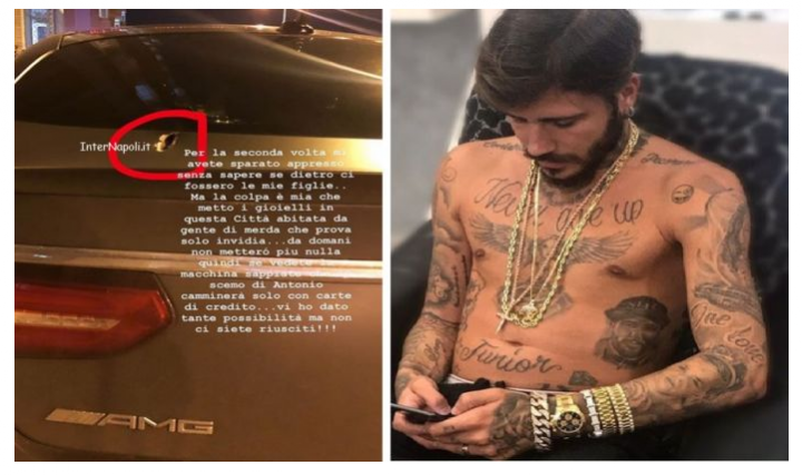 Incubo per Antonio Vacca, spari sul cofano dell’auto per il centrocampista della Casertana Incubo per Antonio Vacca, spari sul cofano dell’auto per il centrocampista della Casertana
