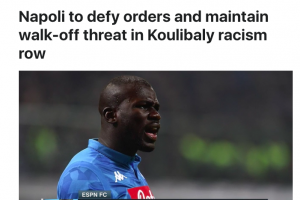 Koulibaly, anche l’Inghilterra si scopre razzista negli stadi item-thumbnail