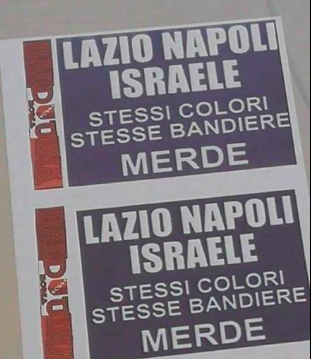 Repubblica: “nessuno ha visto i volantini antisemiti e antiNapoli»