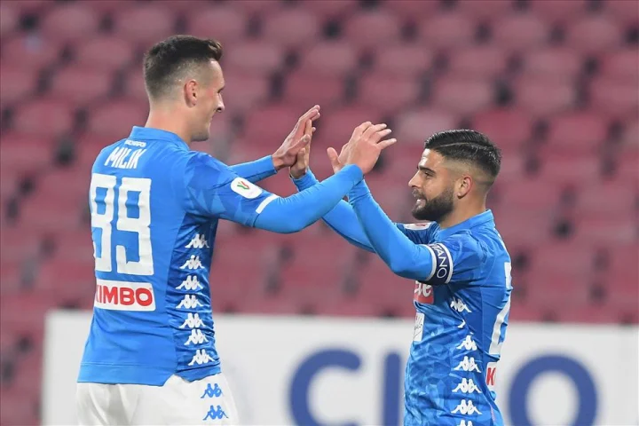tridente Insigne-Milik-Callejon