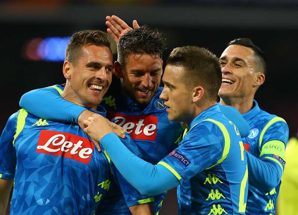 Il Napoli segna ancora su azione. Gol numero 30 per Milik