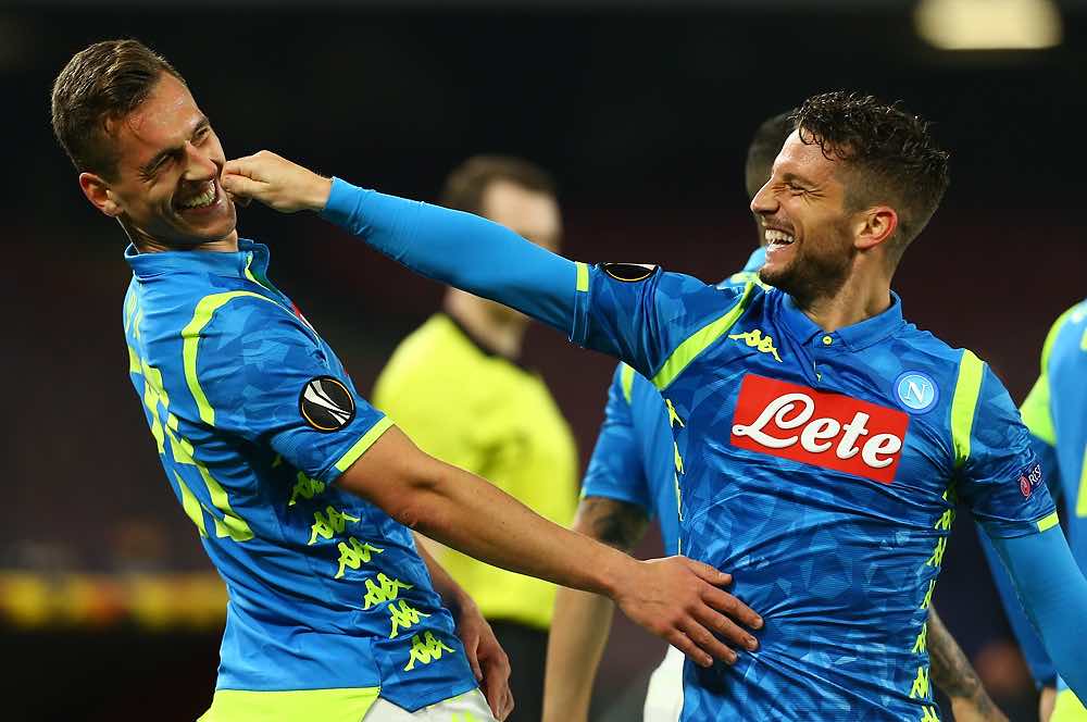 Con Milik e Mertens in campo, il Napoli segna più gol: una rete ogni 34 minuti