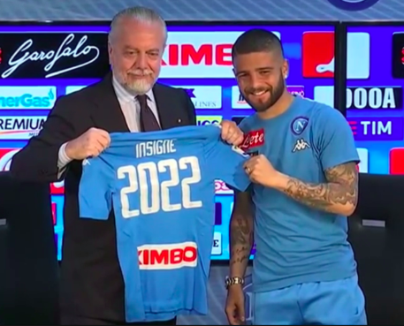 De Laurentiis sta con Insigne: «Un giocatore straordinario, col 4-3-3 il Napoli tornerà squadra»