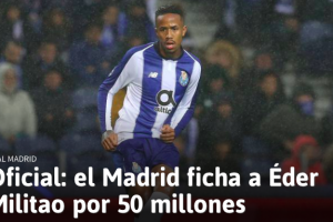 Il Real Madrid compra dal Porto il difensore Militao per 50 milioni item-thumbnail