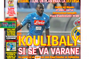 As: “Koulibaly al Real se parte Varane, il suo agente al centro sportivo del Madrid” item-thumbnail