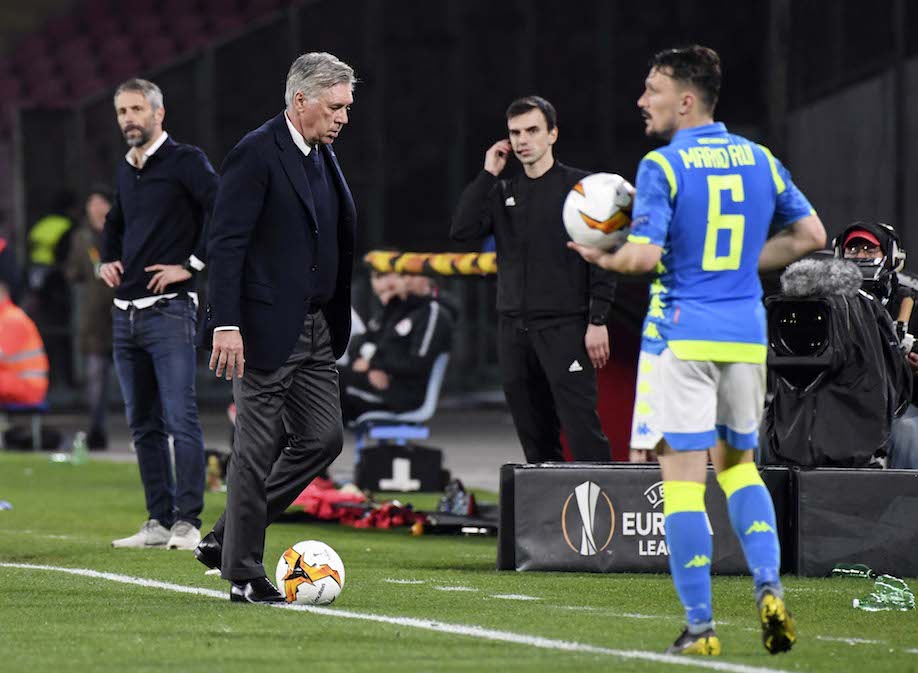 Ancelotti: «Insigne? Sfogo comprensibile. Domani gioca Milik, sul partner devo pensarci»