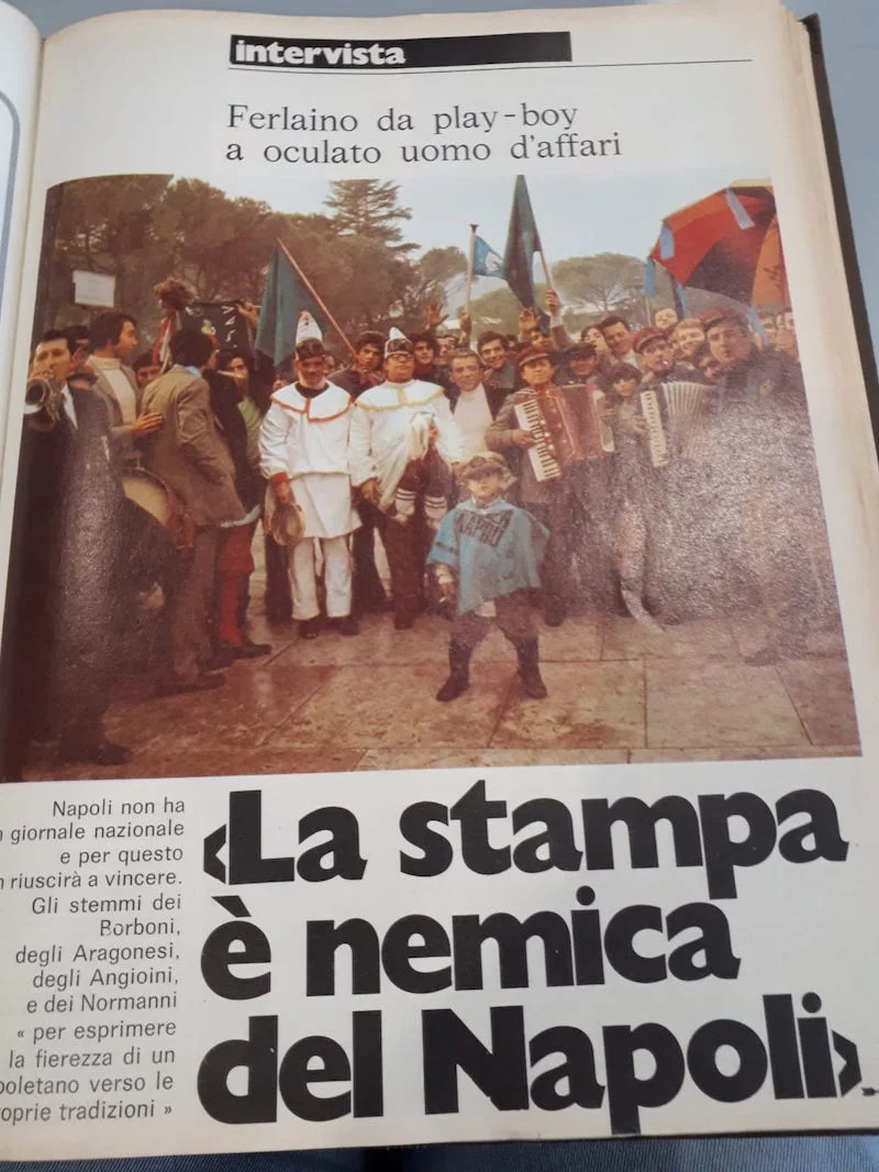 Ferlaino Napoli grande giornale