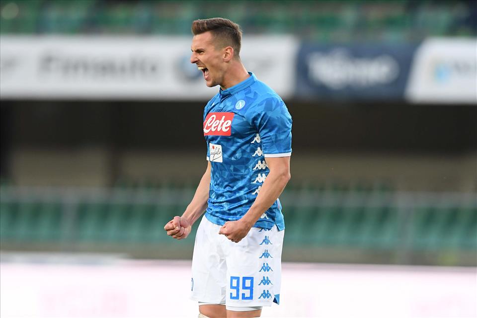 Solo Il Mattino festeggia il record di Milik Solo Il Mattino festeggia il record di Milik