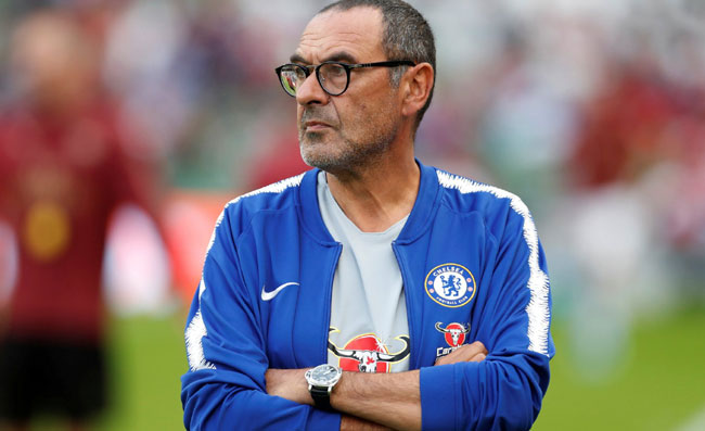 Sarri in conferenza: «Multa giusta. Sono sotto pressione»