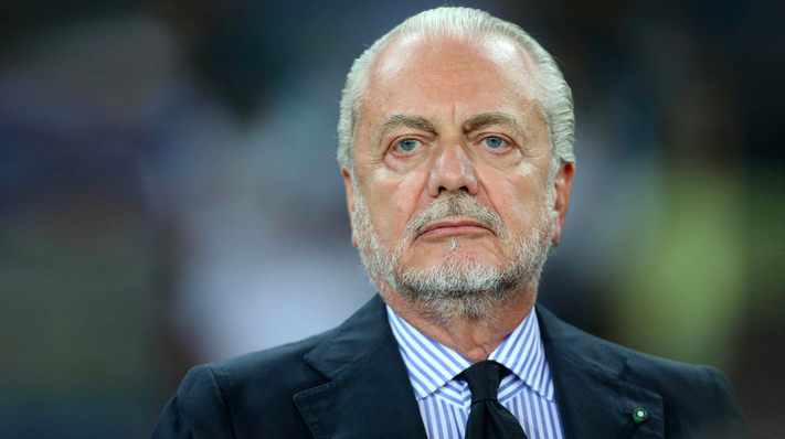 L’intervista (no alla SuperLega) conferma De Laurentiis è nel futuro. Molti tifosi no